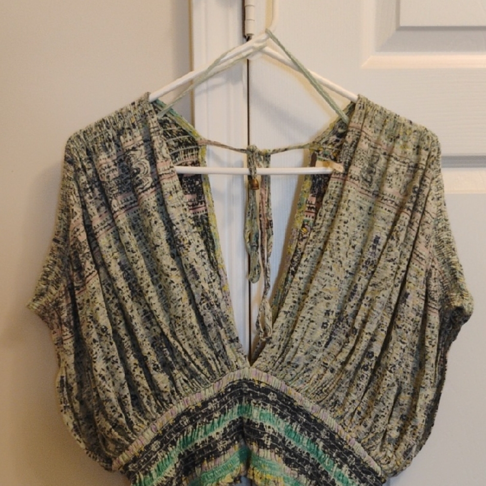 Free People Multicolor Knit Top